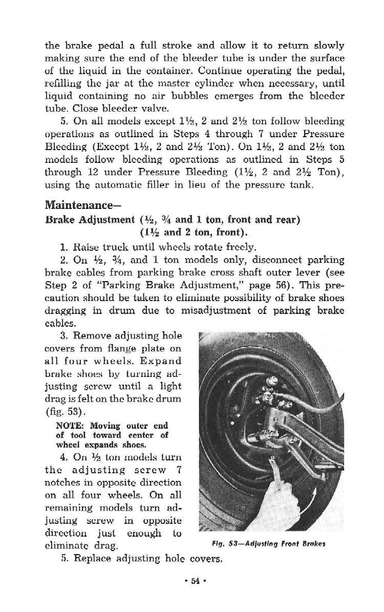 1956 Chevrolet Trucks Operators Manual Page 24